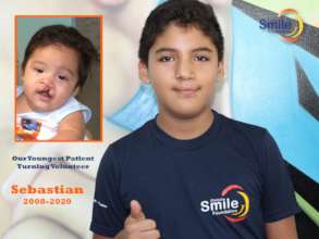 Sebastian's healthy smile