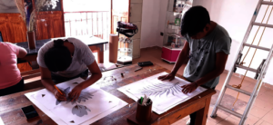 Students learning in "Tiltik"