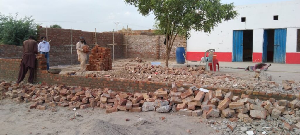 New classrooms construction, Joy Foundation School