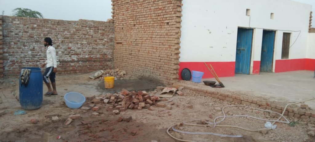 New classrooms construction, Joy Foundation School