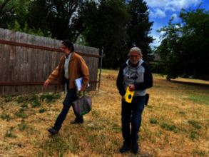Board members Bob Trausch & Charles Withuhn onsite
