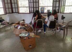 Organising the books and making an inventory