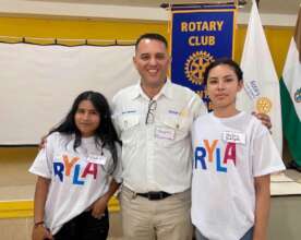 Scholars Sandra & Shelsy at a leadership training