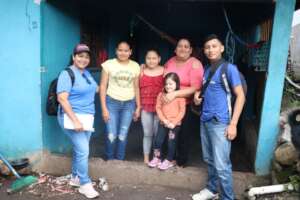 Visiting our current scholarship student Alejandra