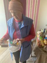 Grandma with medicines