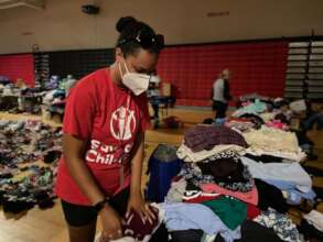 Clothing donations for distribution in Kentucky