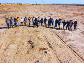 Restoration team and volunteers at Janitzio