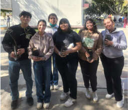 Students adopting native trees