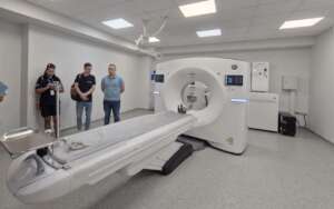 The 64-row CT scan installed at the Kids Hospital.