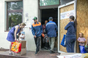 Aid delivery, Cinema RAC, Chisinau