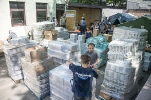 Aid delivery, Cinema RAC, Chisinau