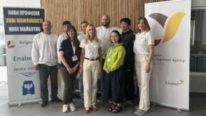 (Vocational training school and Peace Winds staff)