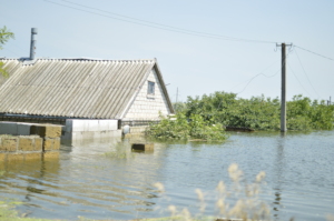 Severe flooding after the dam burst (c) Caritas