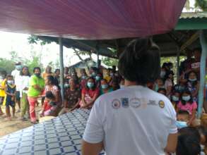During the consultation with affected communities