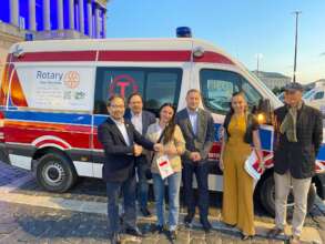 Official hand over of the Ambulance