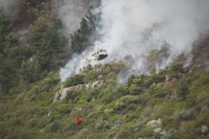 Helicopters worked tirelessly for 8 days