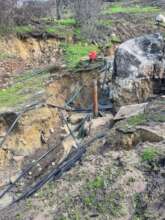 Erosion damage was significant
