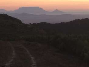 Stunning  views of Table Mountain from Paardeberg