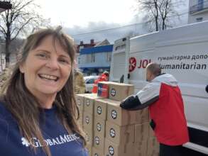 Rapid Response Team Delivering Food to Ukraine