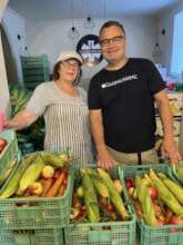 Distributing Food to Refugees in Moldova