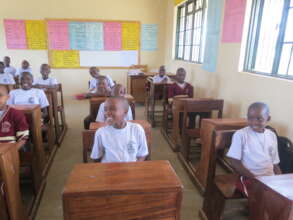 Class already using new desks