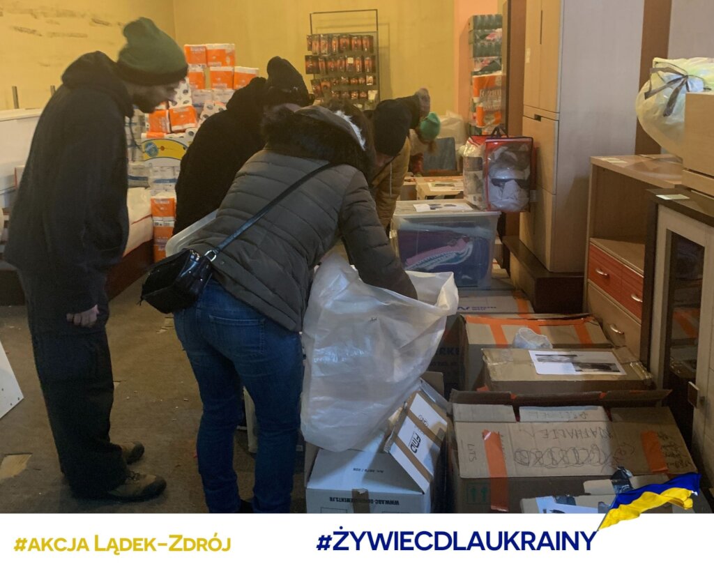 HELP for war refugees from Ukraine in Poland