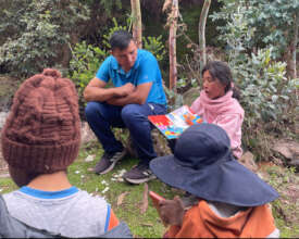 Reading with the kids