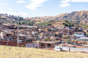 One of the villages where we visit