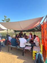 Community coming together at the garden