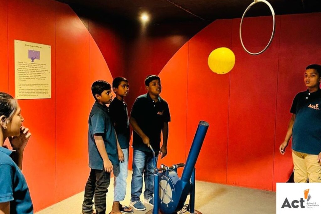 ACT Children - experiencing a Flight Simulator