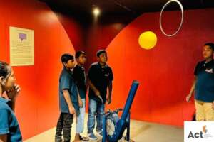 ACT Children - experiencing a Flight Simulator