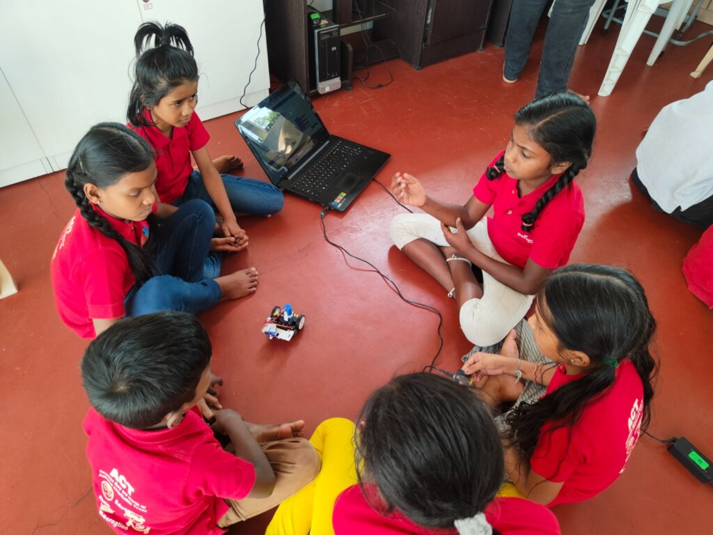 Young minds at work - learning to make a robot