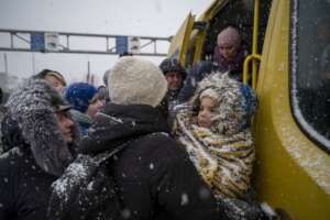 Displaced Ukrainian Families