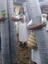 Fences and seeds for their orchards