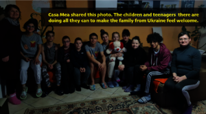 Casa Mea welcomed a refugee family on 1 March