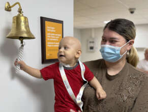 Romchyk rings the bell