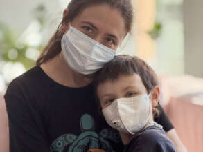 Ksenia and her mom