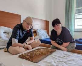 Sasha and his mom Olga