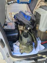 Protection equipment from rescue van