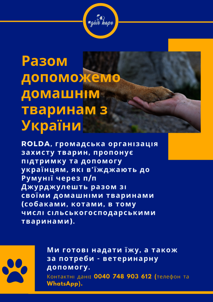 Leaflet for Ukrainian refugees