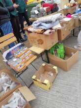 Supplies donated for Ukrainian refugees