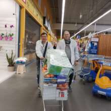 Shopping for emergency relief supplies