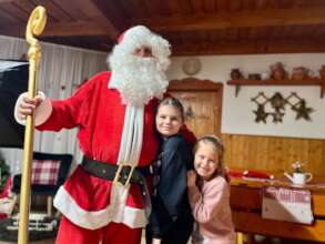 Santa Claus and children