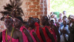Performance of a traditional Maasai dance