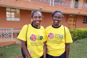 Dorcas (left) and her classmate, Leah