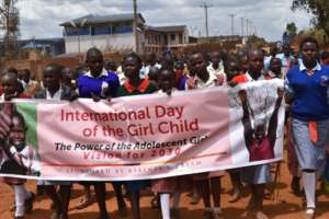 The Day of the Girl March in Enoosaen