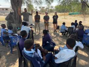 Introducing our international friends to the kids.