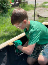 Constructing the Garden Boxes