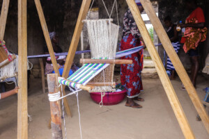 Livelihoods training in weaving