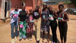 Noella and her program participants in Rwanda